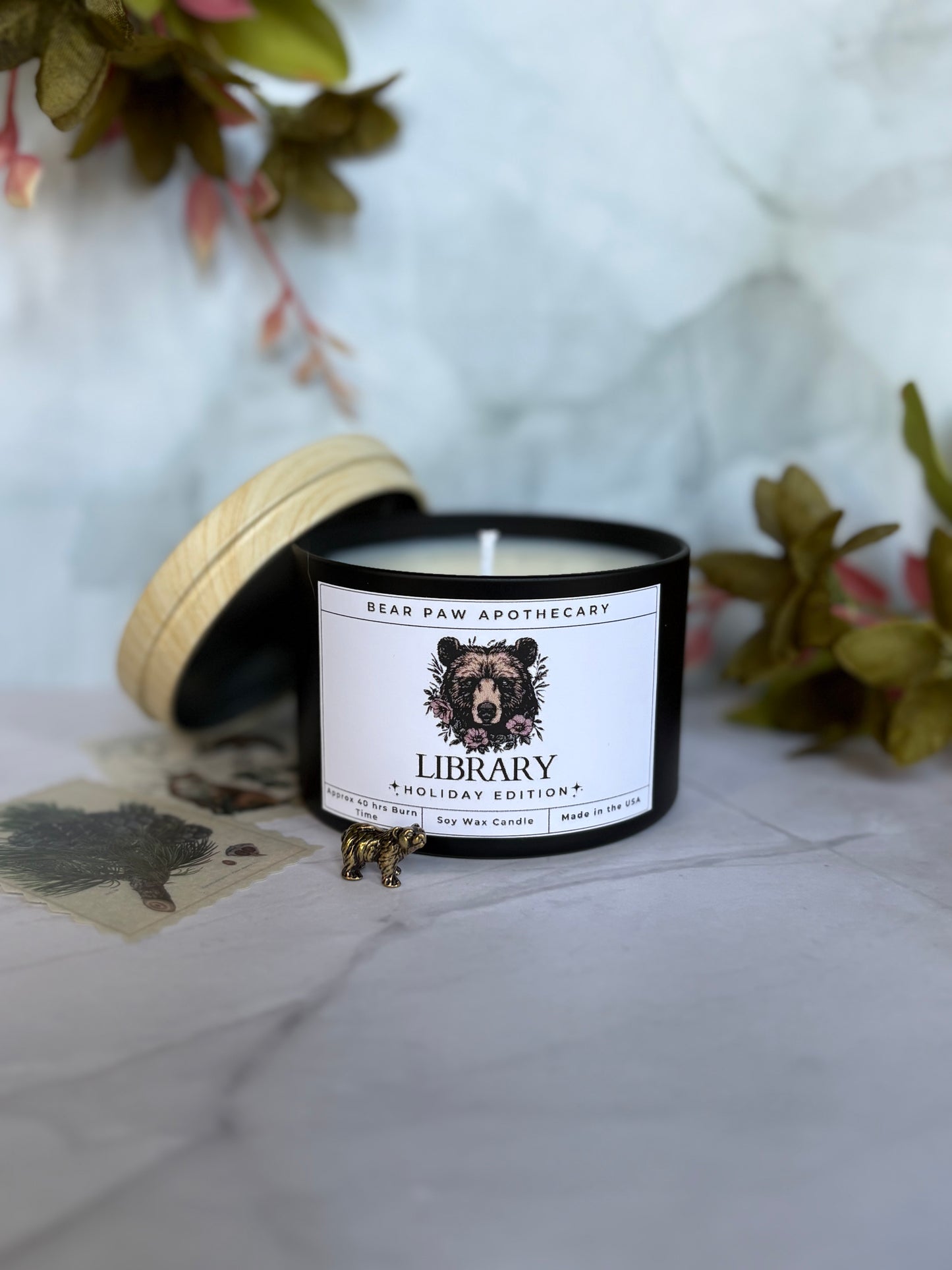 Library | Holiday Edition | Soy Candle