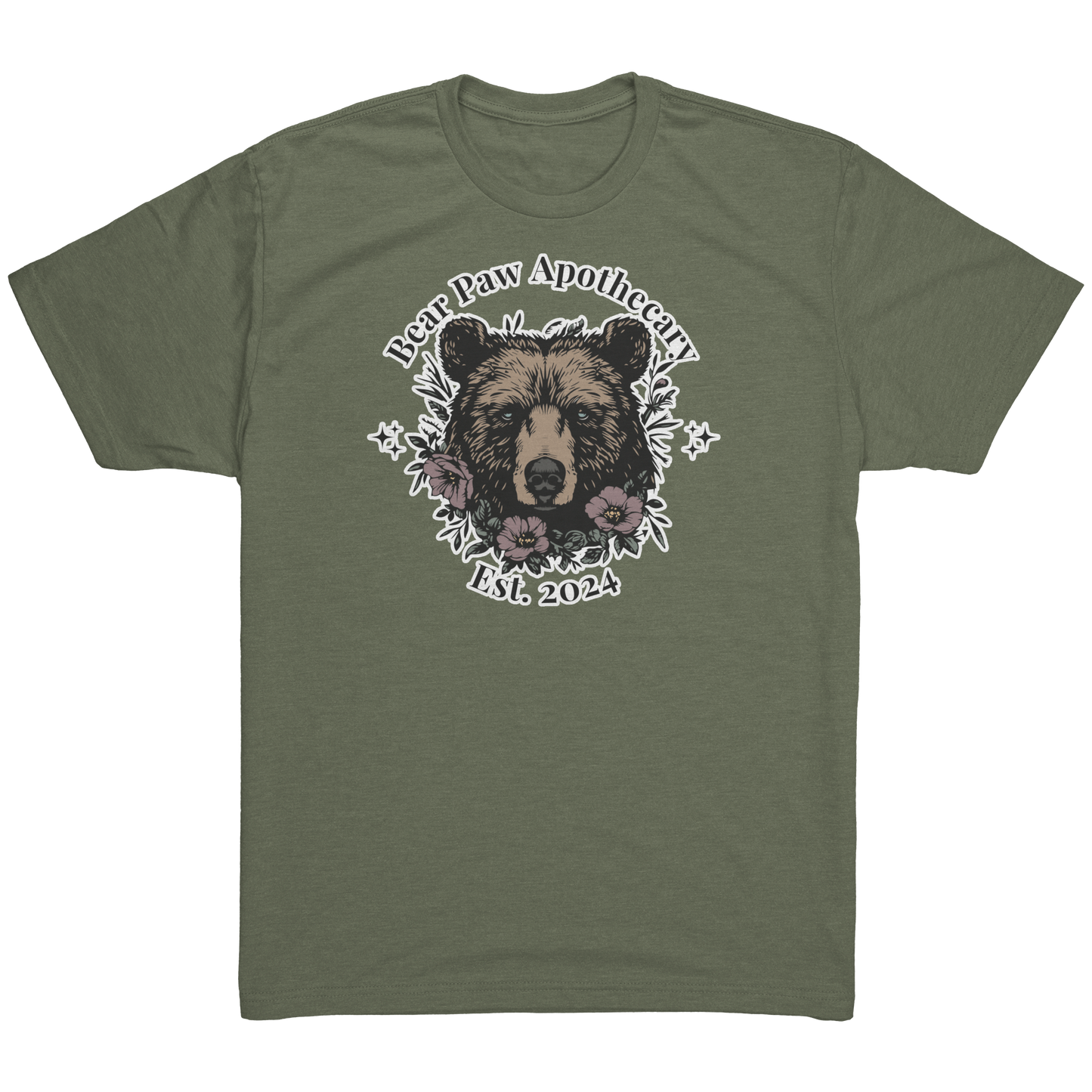 Bear_Paw_Apothecary_Est_2024_Military_Green_Mockup.png