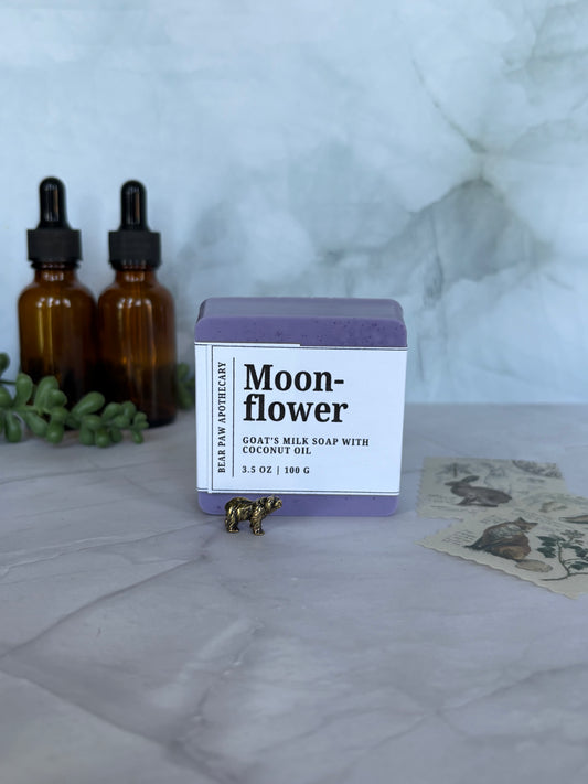 Moonflower | Goat's Milk Soap Bar | Moisturizing