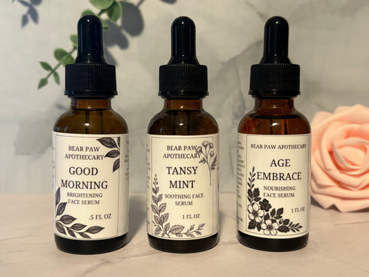 Good Morning Face Serum | Hydrates, Brightens, Protects, Improves Skin Elasticity, Reduce Redness