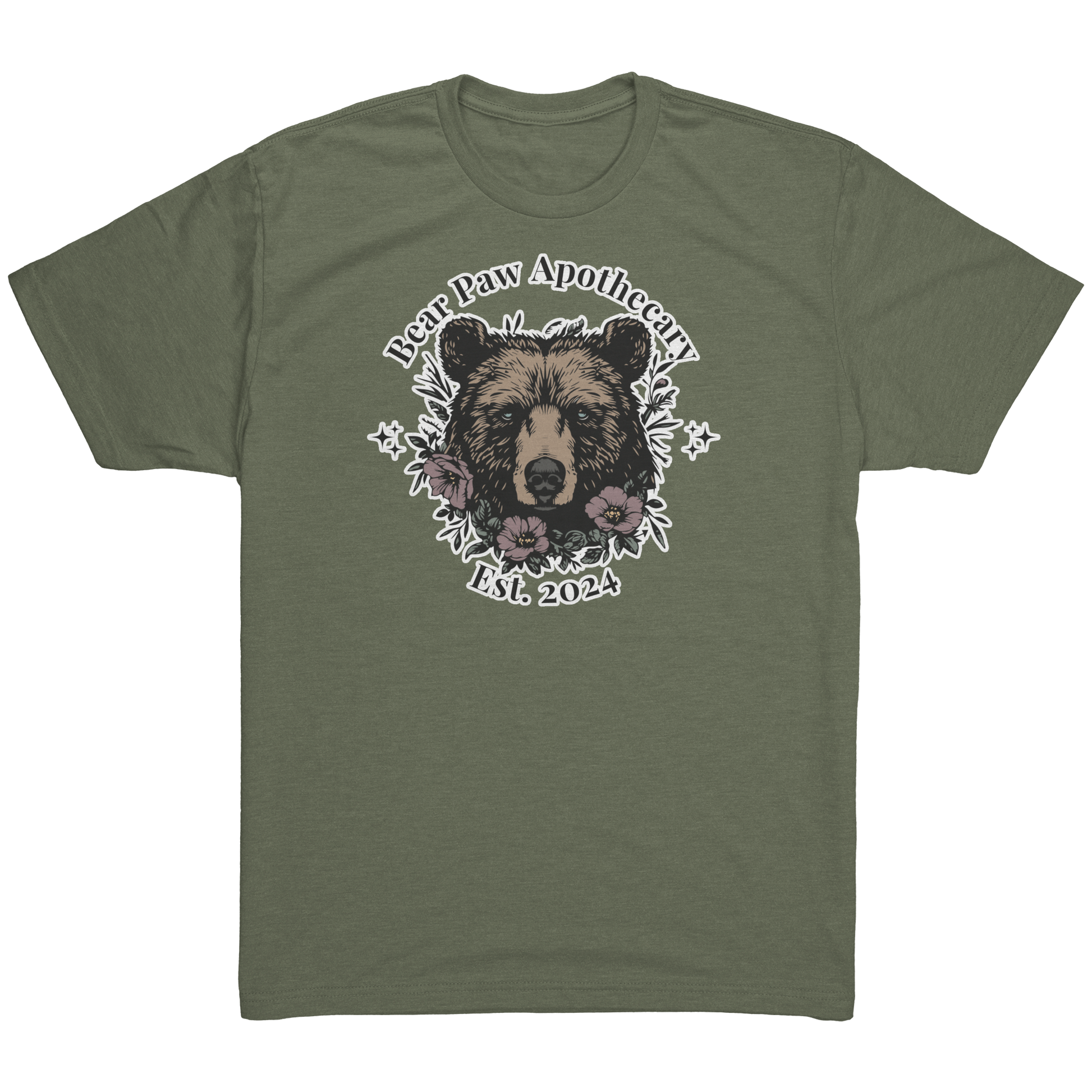 Bear_Paw_Apothecary_Est_2024_Military_Green_Mockup.png