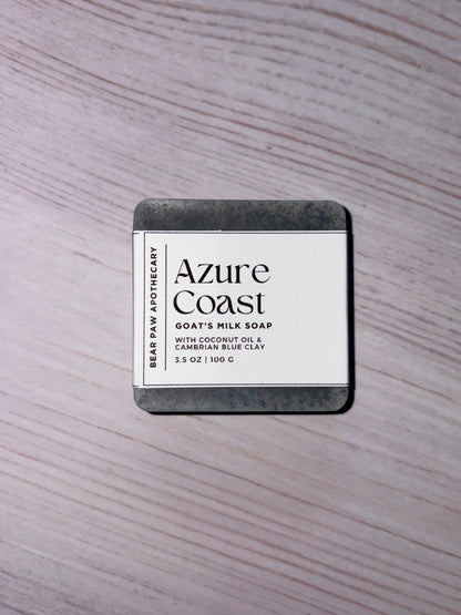 Azure Coast | Goat’s Milk Soap Bar | Cambrian Blue Clay
