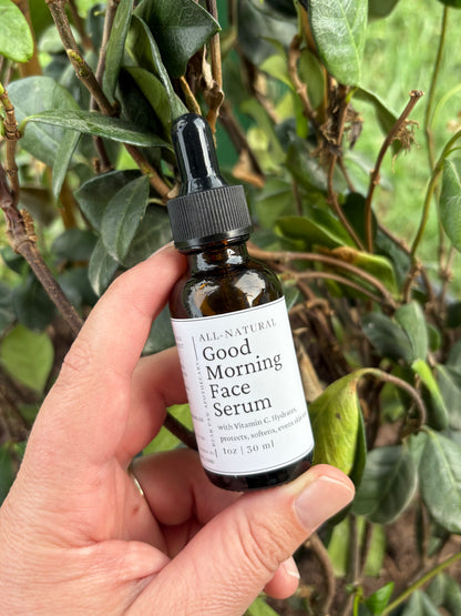 Good Morning Face Serum | Hydrates, Brightens, Protects, Improves Skin Elasticity, Reduce Redness