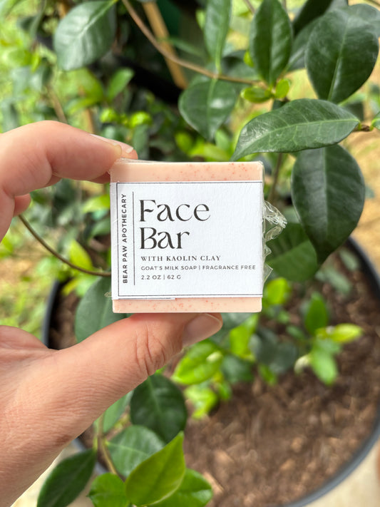 Kaolin Clay Face Bar | Gentle Cleansing for All Skin Types