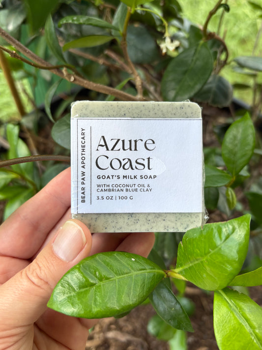 Azure Coast | Goat’s Milk Soap Bar | Cambrian Blue Clay