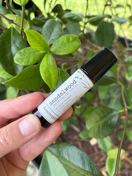 Sandalwood | Essential Oil Roller | Mental Clarity, Concentration, Overall Well-Being
