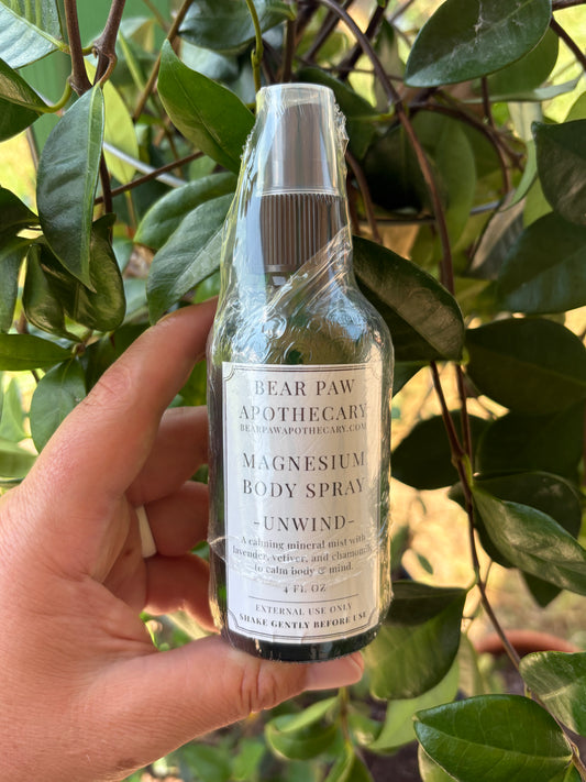 Unwind Magnesium Body Spray
