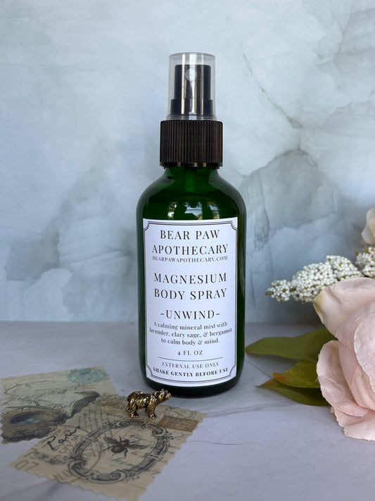 Unwind Magnesium Body Spray