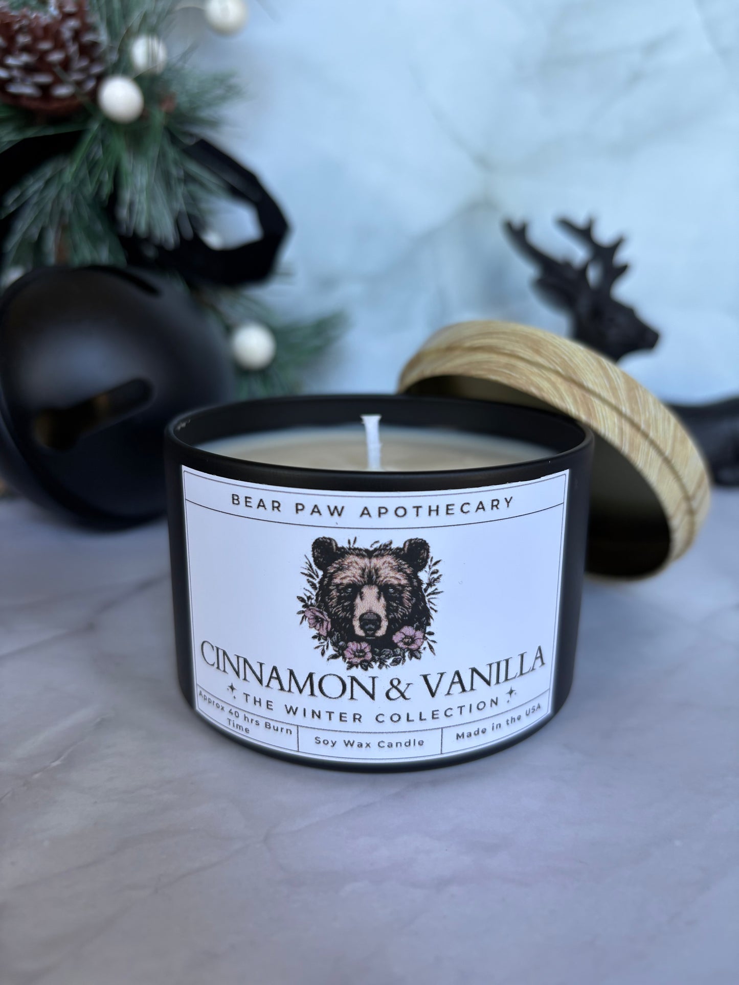 Cinnamon & Vanilla | Holiday Edition | Soy Candle