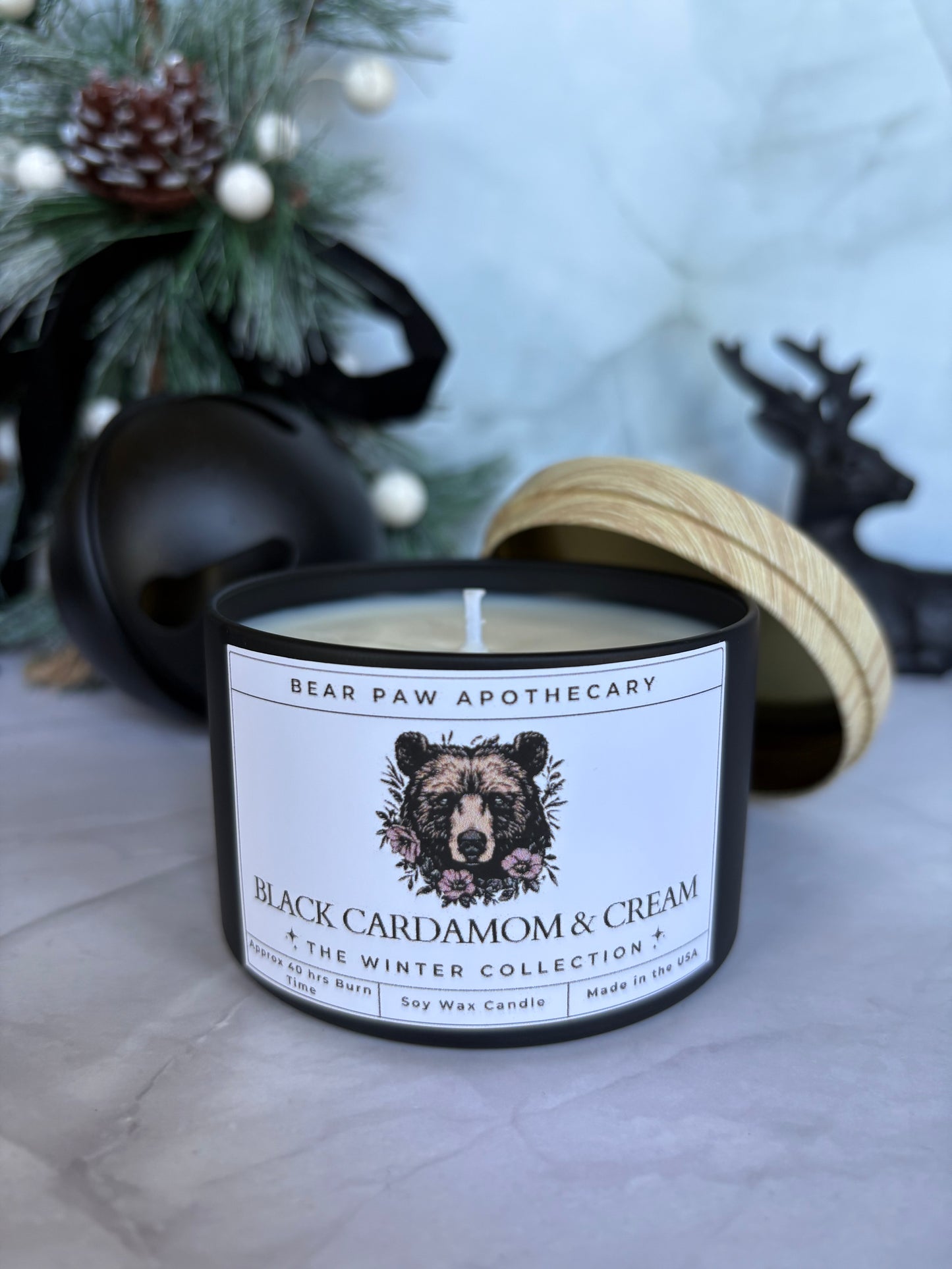 Black Cardamom & Cream | Holiday Edition | Soy Candle