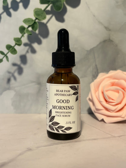 Good Morning Face Serum | Hydrates, Brightens, Protects, Improves Skin Elasticity, Reduce Redness